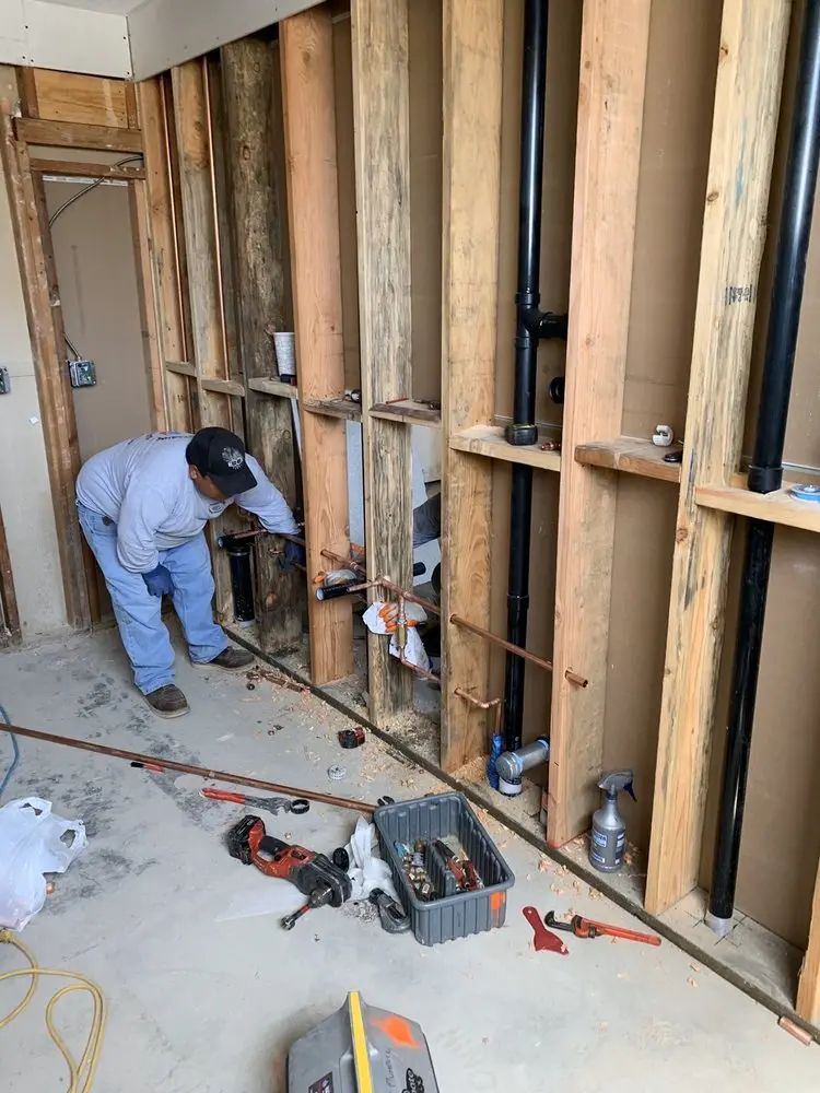 Commercial rough-in plumbing for Gas Line Repair in Dublin